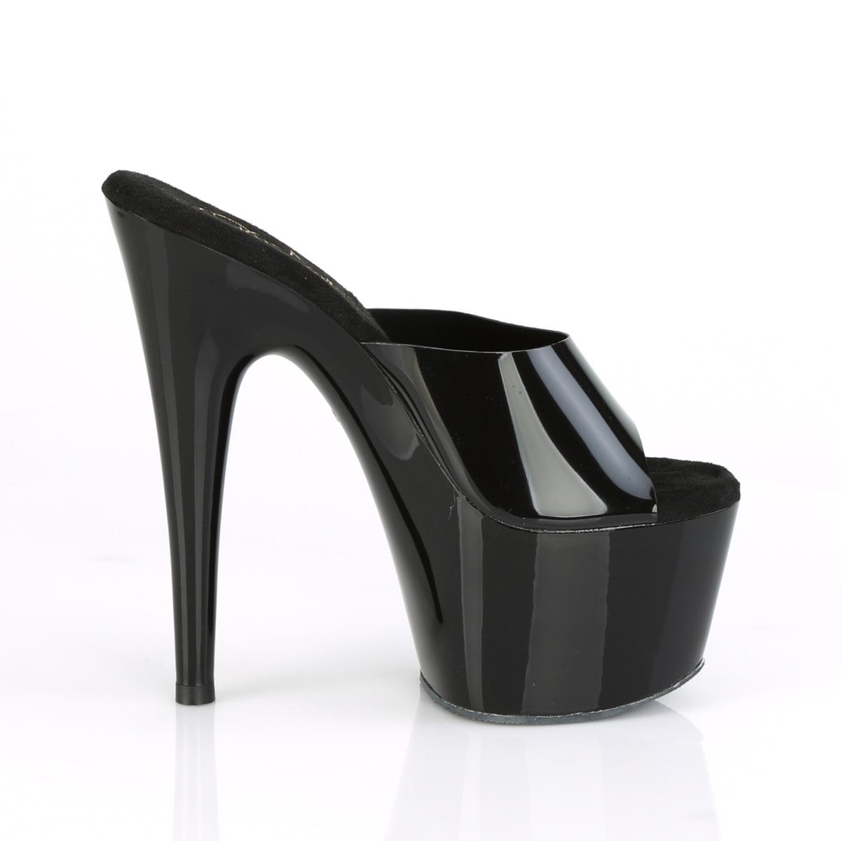 Pleaser Adore-701N BTPU/M - Černé sandály na vysoké platformě