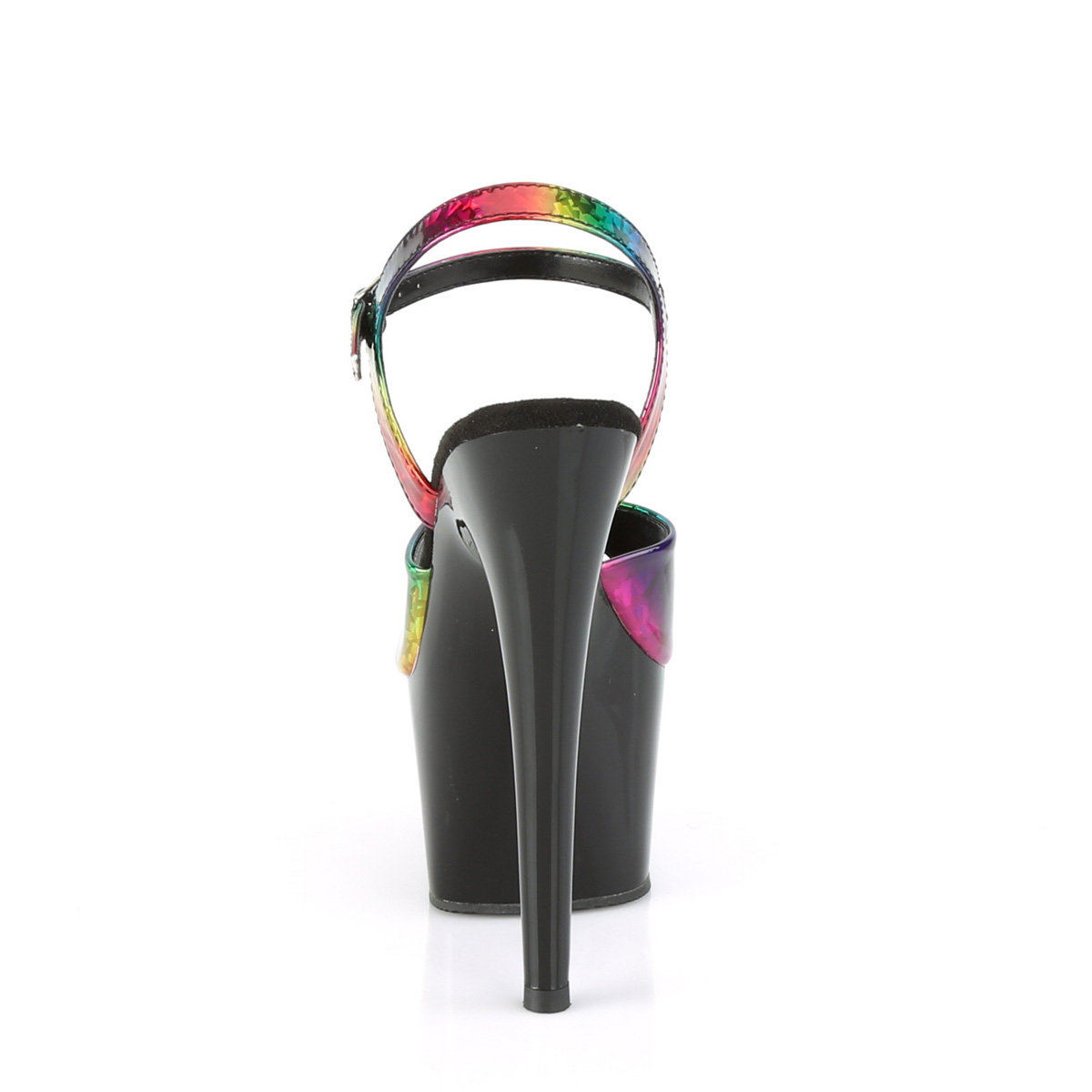 Pleaser Adore-709RB RBOWHG/B - Vícebarevné sandály na vysoké platformě
