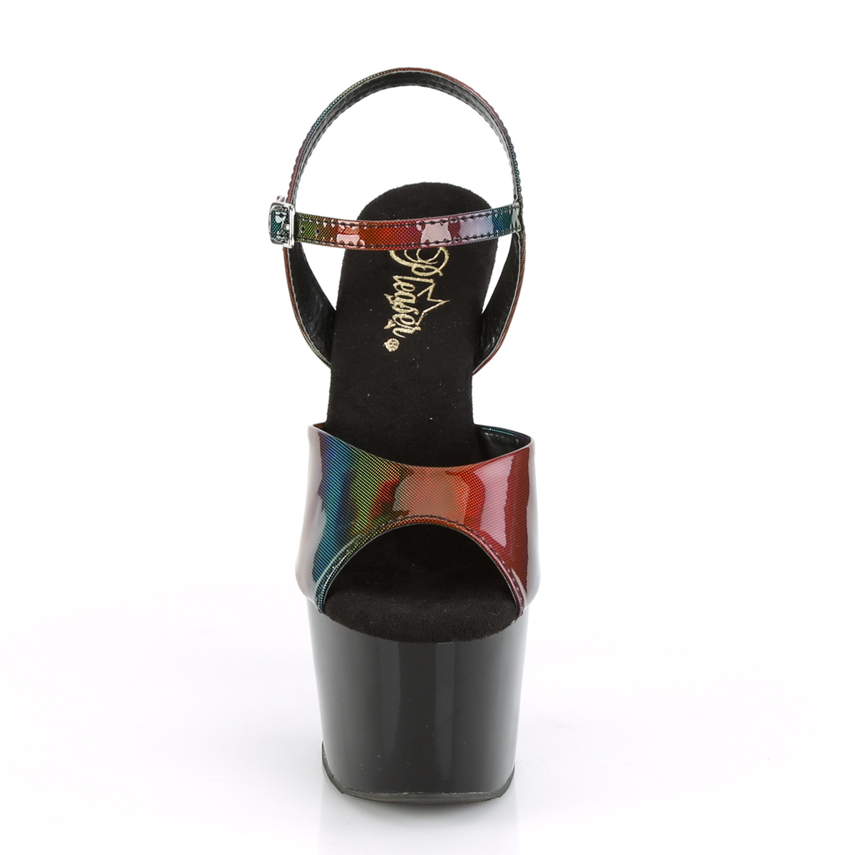 Pleaser Adore-709RBDT RBOWHG/B - Vícebarevné sandály na vysoké platformě