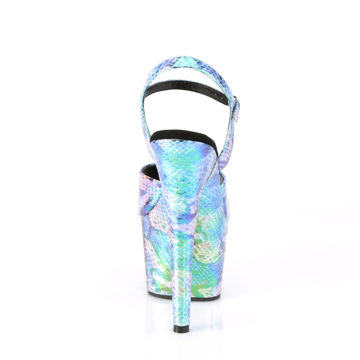 Pleaser Adore-709SP BLUHG/M - Modré sandály na vysoké platformě