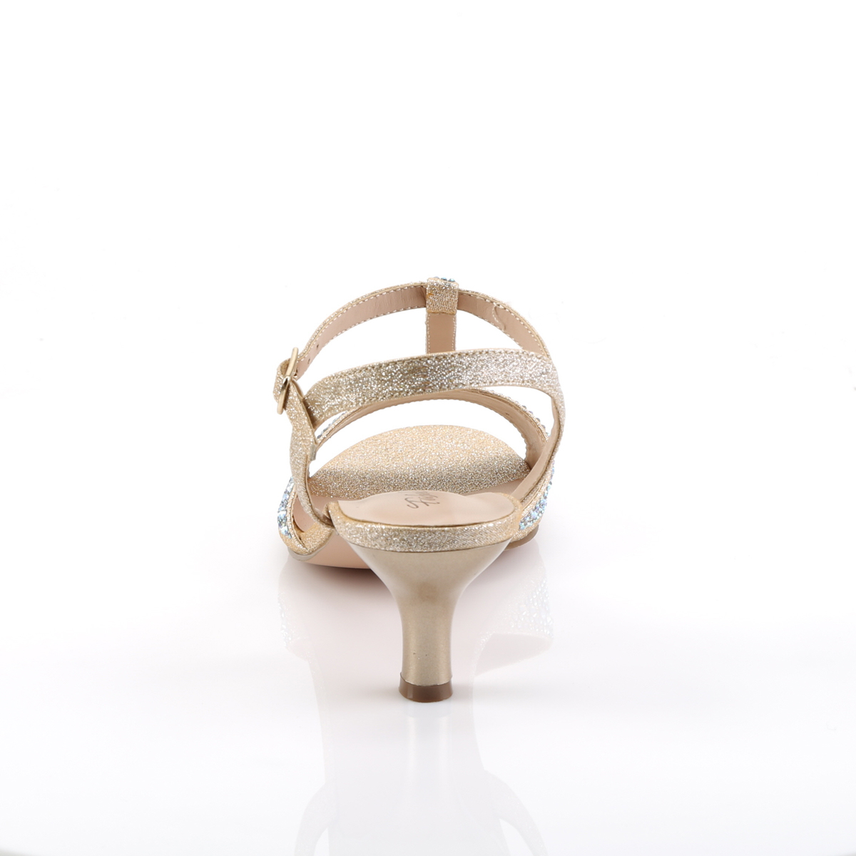 Fabulicious Audrey-05 NUFA - Béžové sandály na podpatku