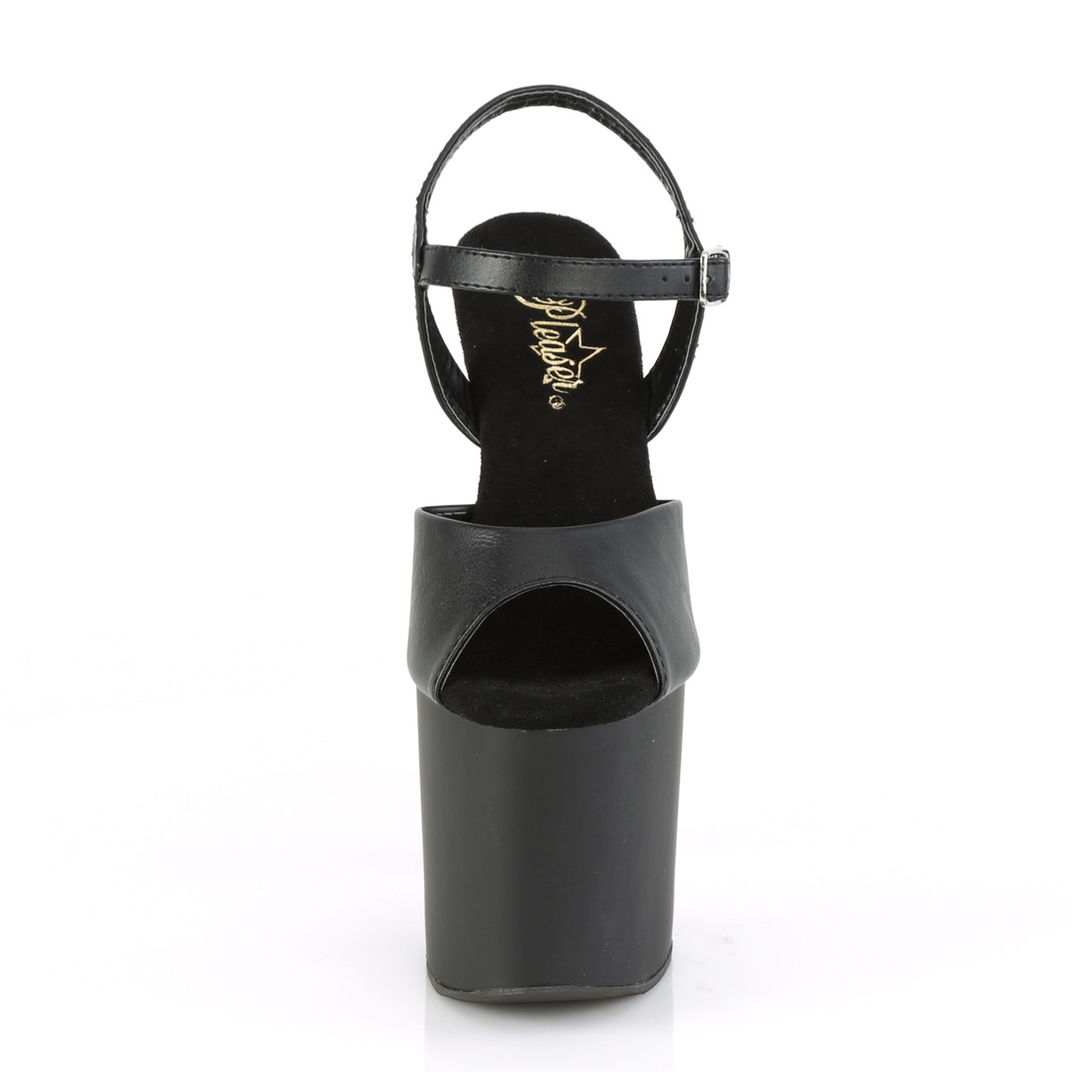 Pleaser Bondgirl-709 BPU/M - Černé sandály na vysoké platformě