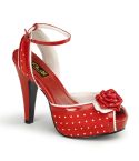 Červené sandálky Pin Up Couture Bettie-06