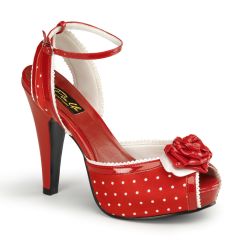 Červené sandálky Pin Up Couture Bettie-06