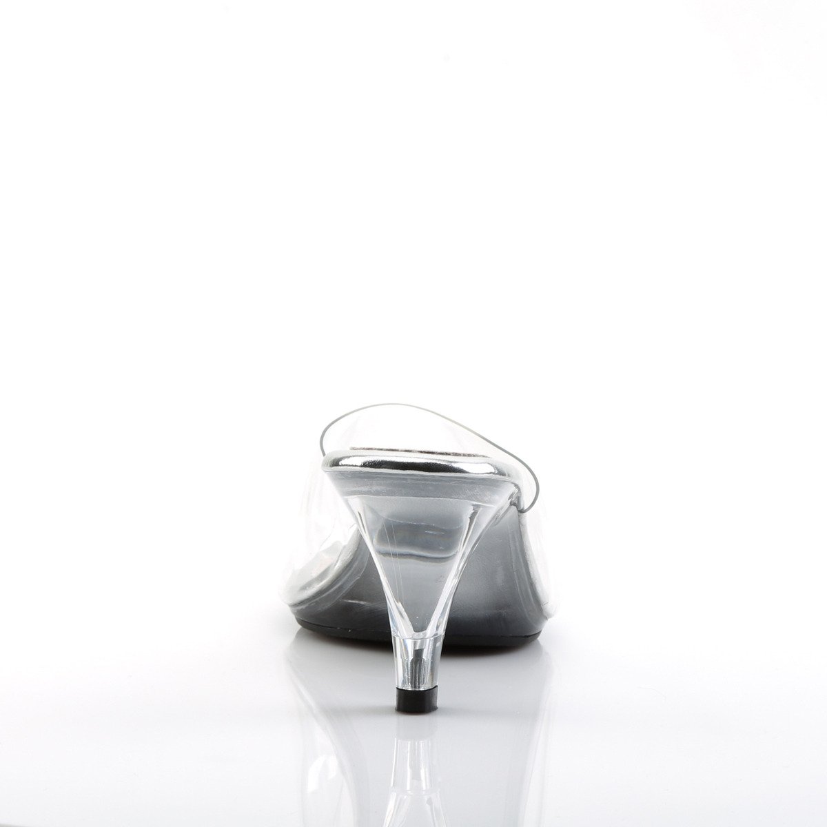 Fabulicious Belle-301 C/M - Průhledné pantofle na podpatku