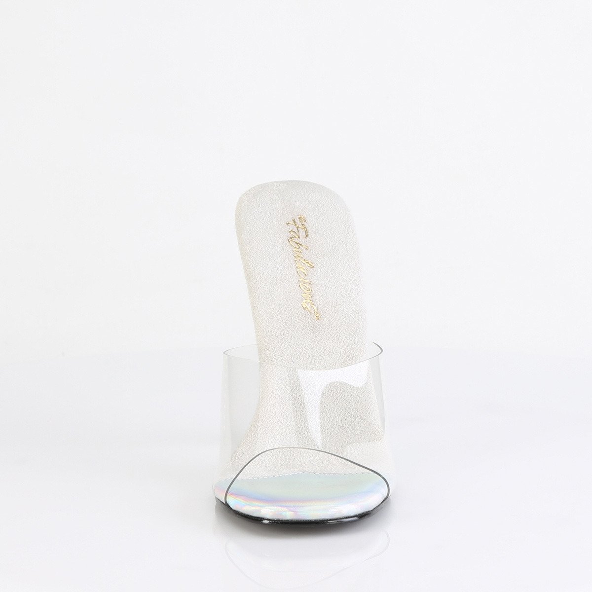 Fabulicious Gala-01DML C/SRS - Průhledné pantofle na vysokém podpatku