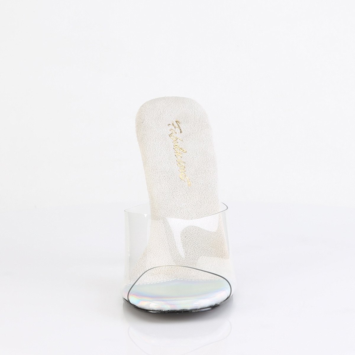 Fabulicious Gala-01DSP C/SRS - Průhledné pantofle na vysokém podpatku