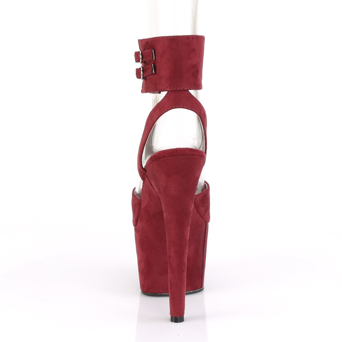 Pleaser Adore-791FS BYFS/M - Fialové boty s páskem přes kotník na vysoké platformě