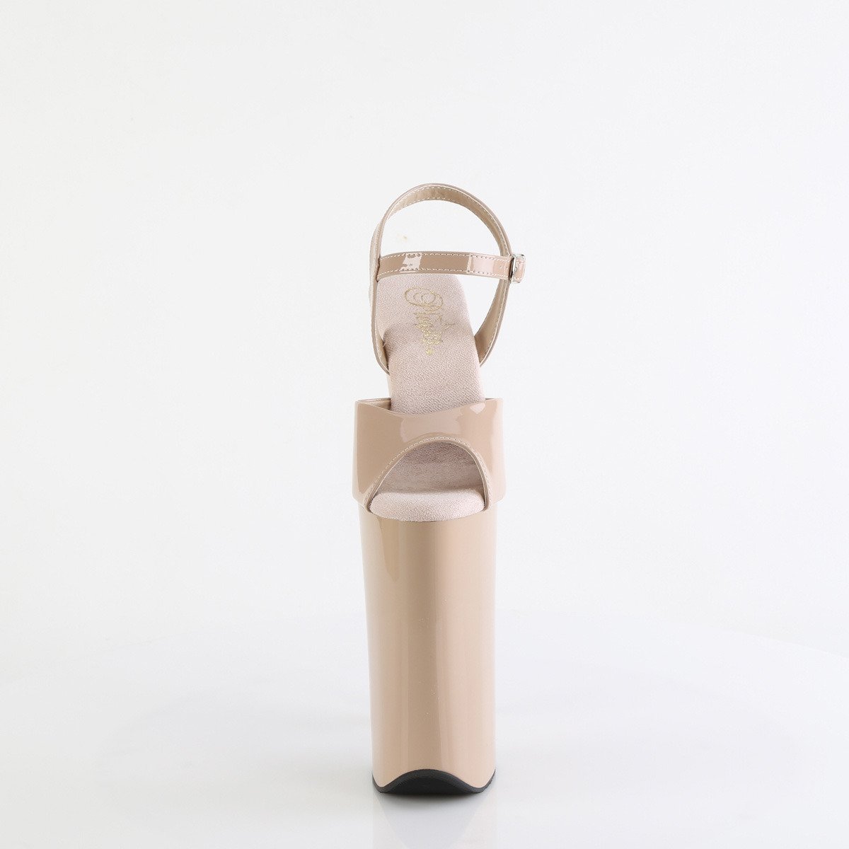 Pleaser Beyond-009 ND/M - Béžové sandály na vysoké platformě