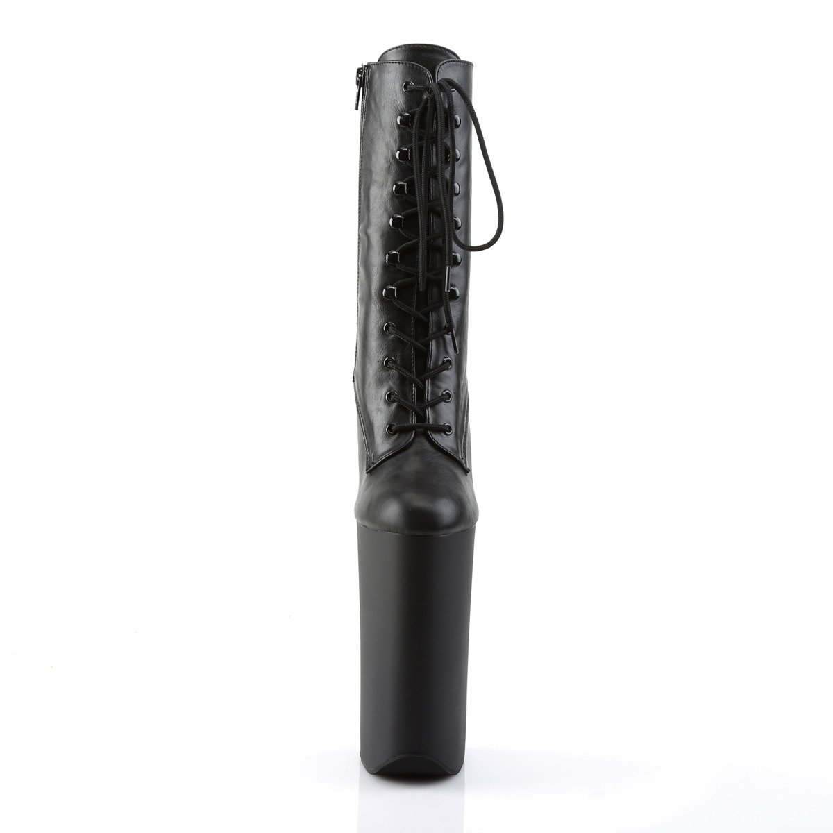 Pleaser Beyond-1020 BPU/M - Černé kotníkové kozačky na vysoké platformě