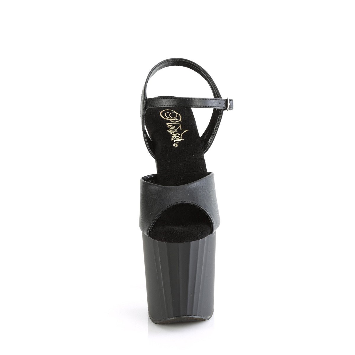 Pleaser Enchant-709 BPU/M - Černé sandály na vysoké platformě