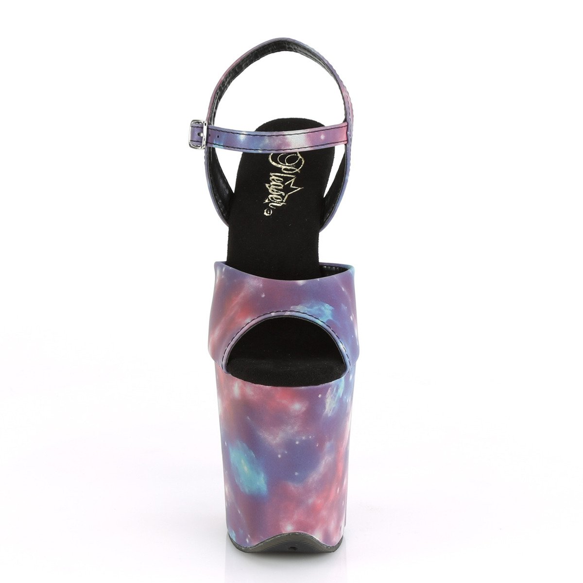 Pleaser Flamingo-809REFL PP-BLU/M - Fialové sandály na vysoké platformě