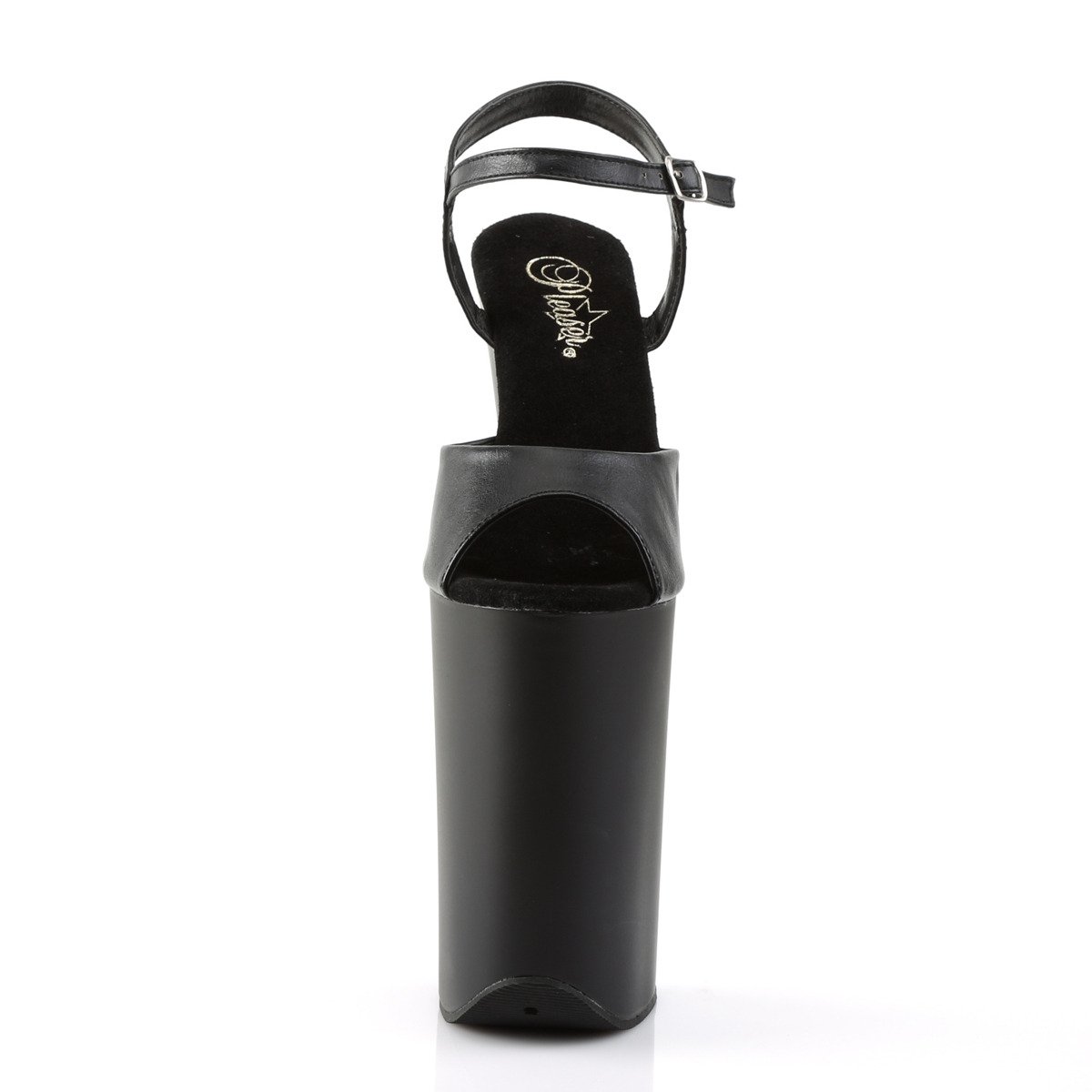 Pleaser Infinity-909 BPU/M - Černé sandály na vysoké platformě