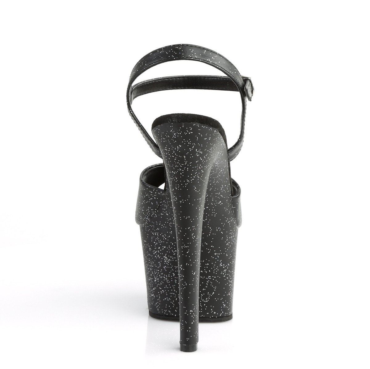 Pleaser Sky-309MMG BPU/M - Černé sandály na vysoké platformě