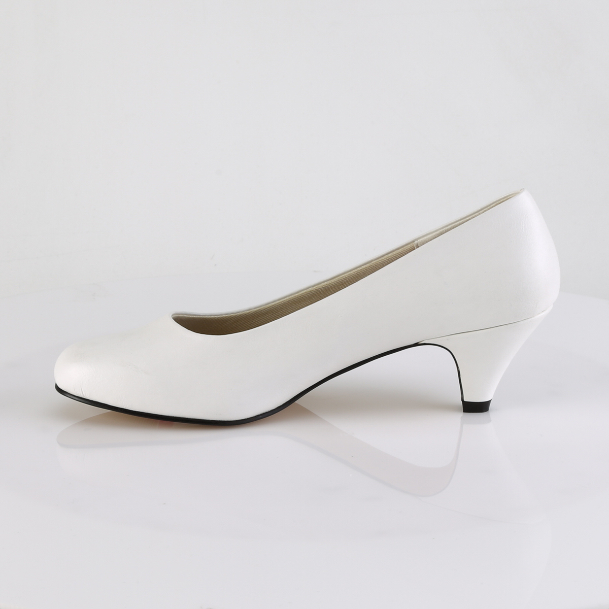 Pleaser Pink Label Fefe-01 WPU - Bílé lodičky