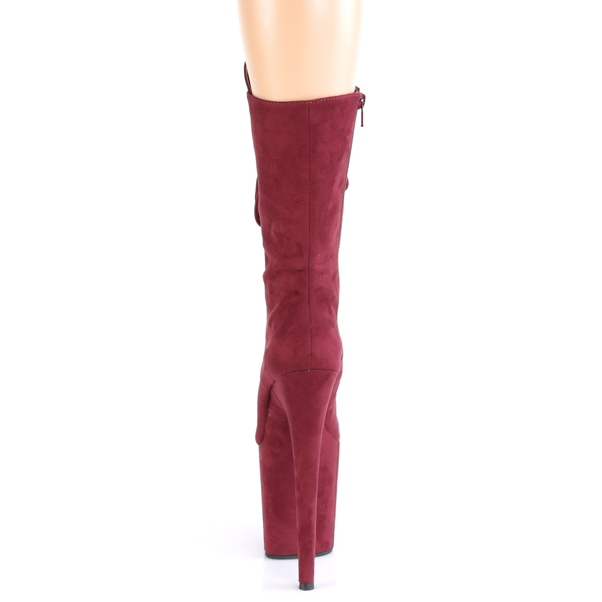Pleaser Flamingo-1050FS BYFS/M - Fialové kotníkové kozačky na vysoké platformě