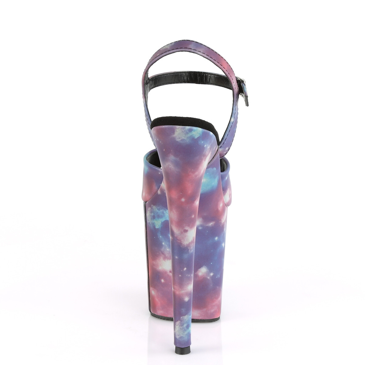 Pleaser Flamingo-809REFL PP-BLU/M - Fialové sandály na vysoké platformě