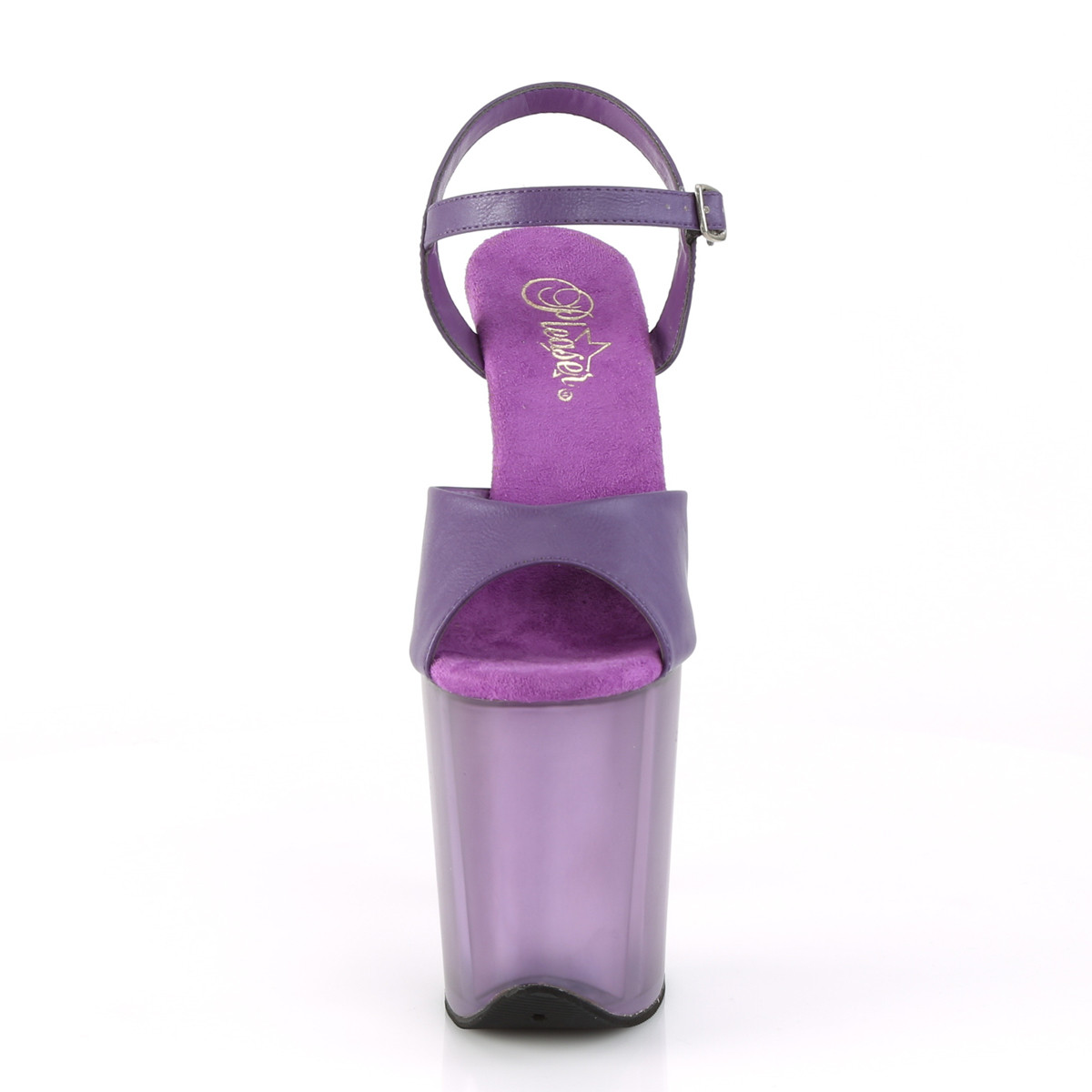 Pleaser Flamingo-809T PPPU/M - Fialové sandály na vysoké platformě