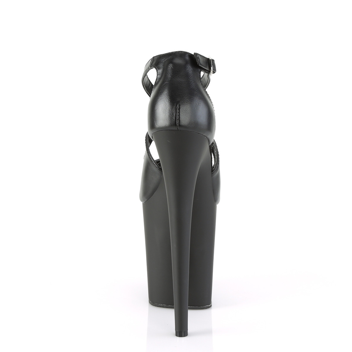 Pleaser Flamingo-821 BPU/M - Černé sandály na vysoké platformě