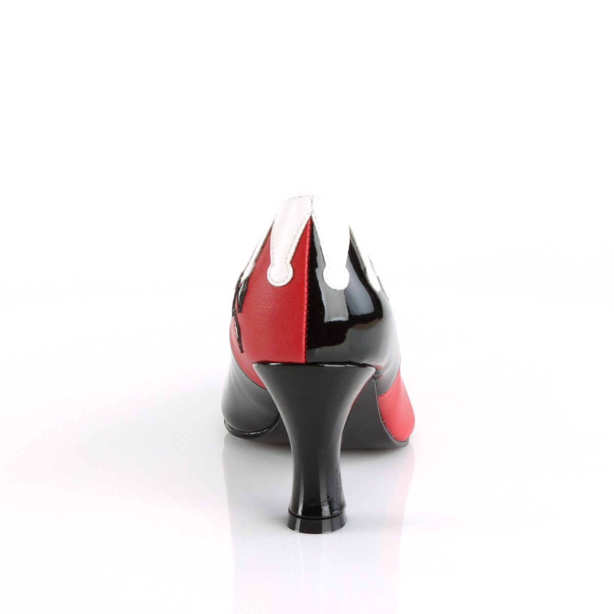 Funtasma Harley-42 BPT-RWPU - Černé lodičky s širokými podpatky