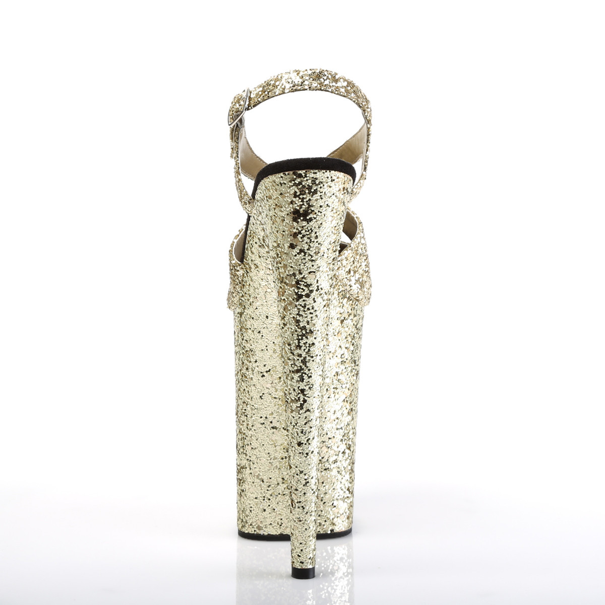 Pleaser Infinity-930LG GG/M - Zlaté sandály na vysoké platformě