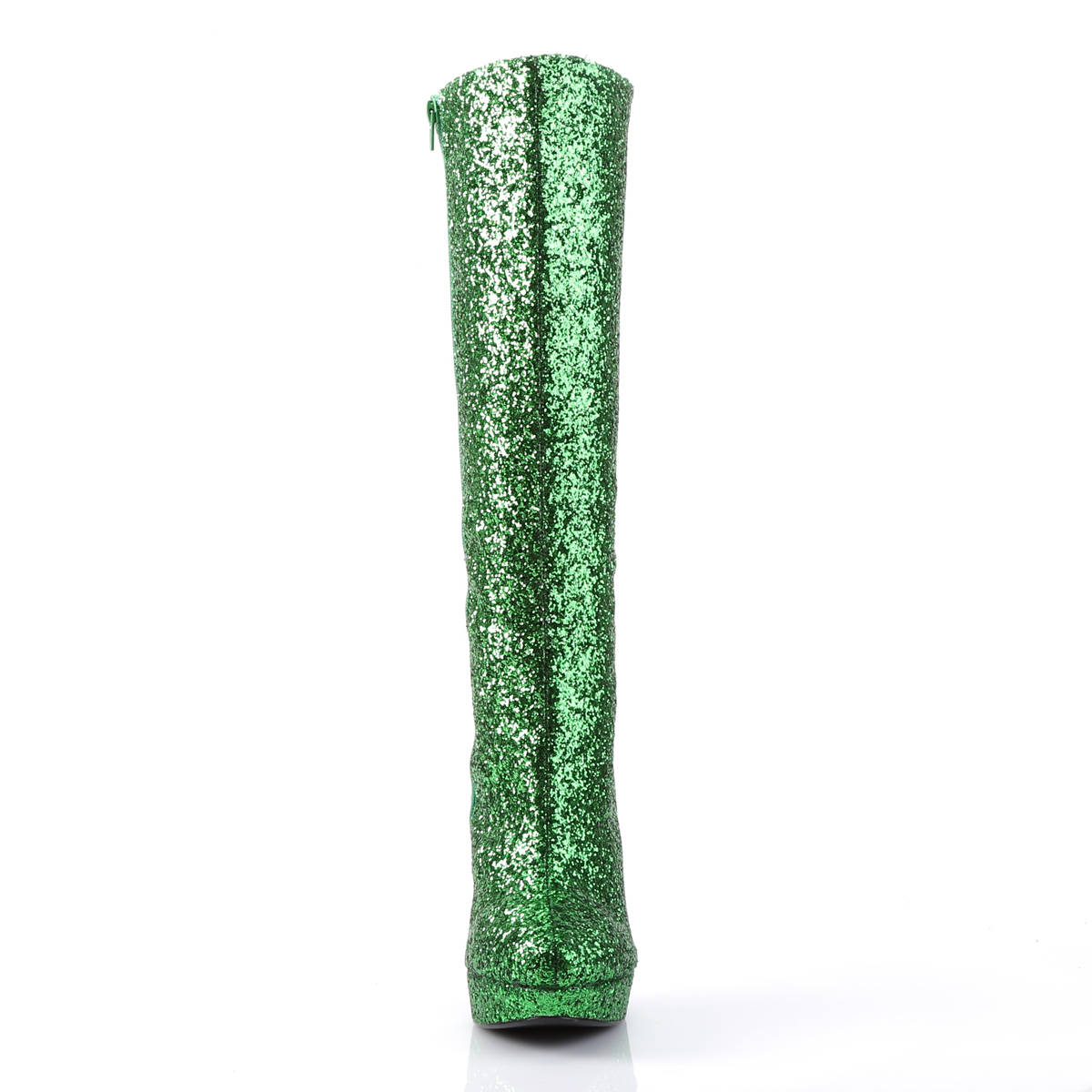 Funtasma Lolita-300G GN - Zelené kozačky na vysokém podpatku
