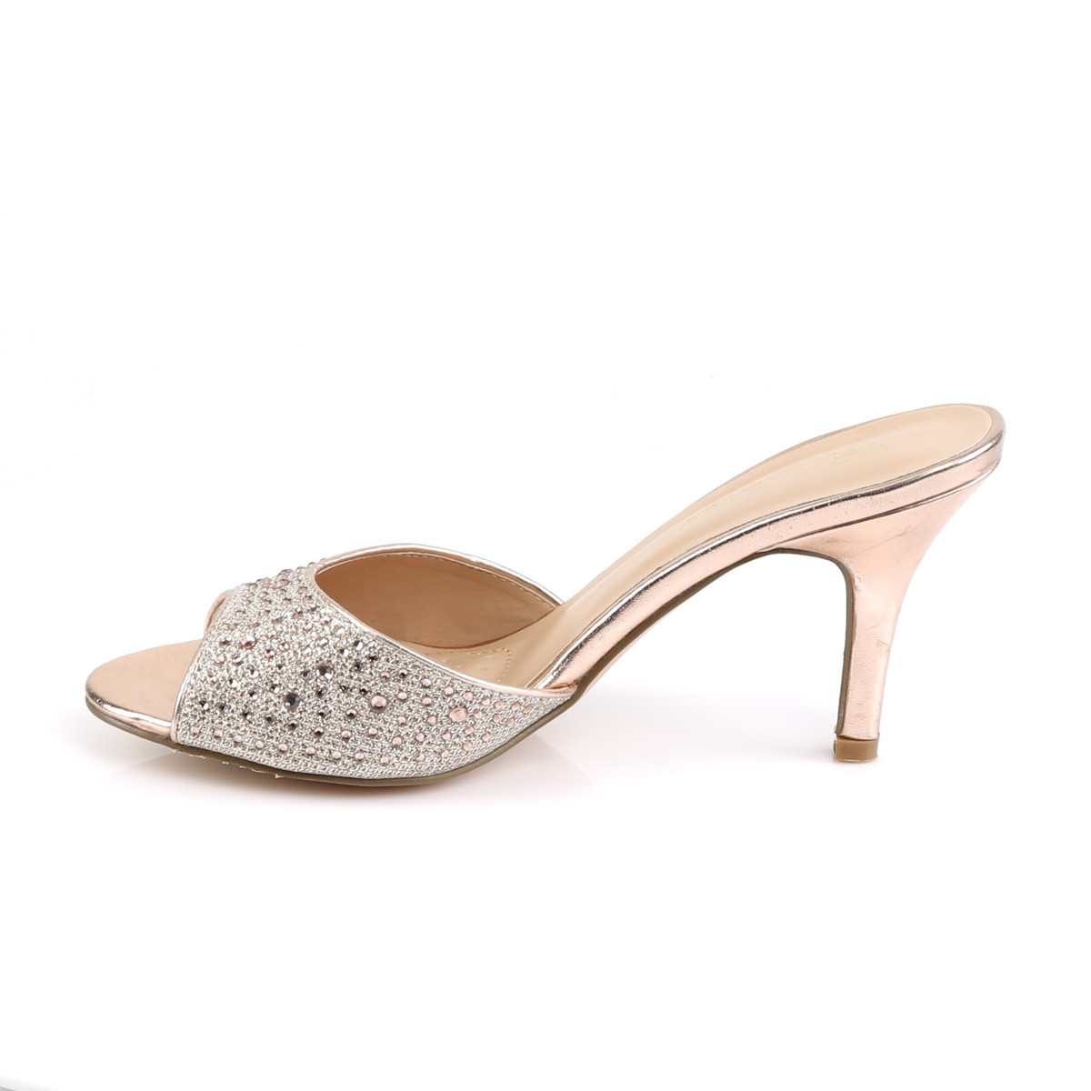 Fabulicious Lucy-01 GGFA - Zlaté pantofle na podpatku