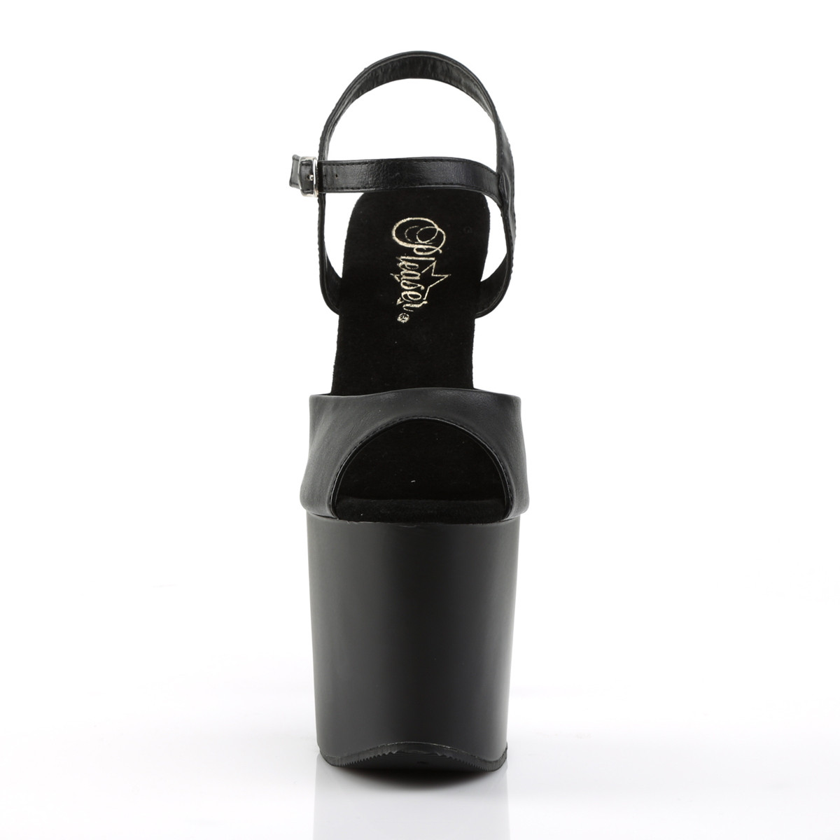 Pleaser Taboo-709 BPU/M - Černé sandály na vysoké platformě